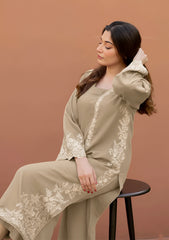 LAJWANTI-2PC LAWN EMBROIDERED SHIRT WITH TROUSER-1145