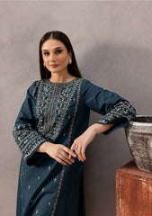 BATIK-2PIECE DHANAK EMBROIDERED SHIRT WITH DHANAK EMB TROUSER-WJ-15032