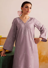 GARNET-2PC LAWN EMBROIDERED SHIRT WITH LAWN TROUSER-W.J-155