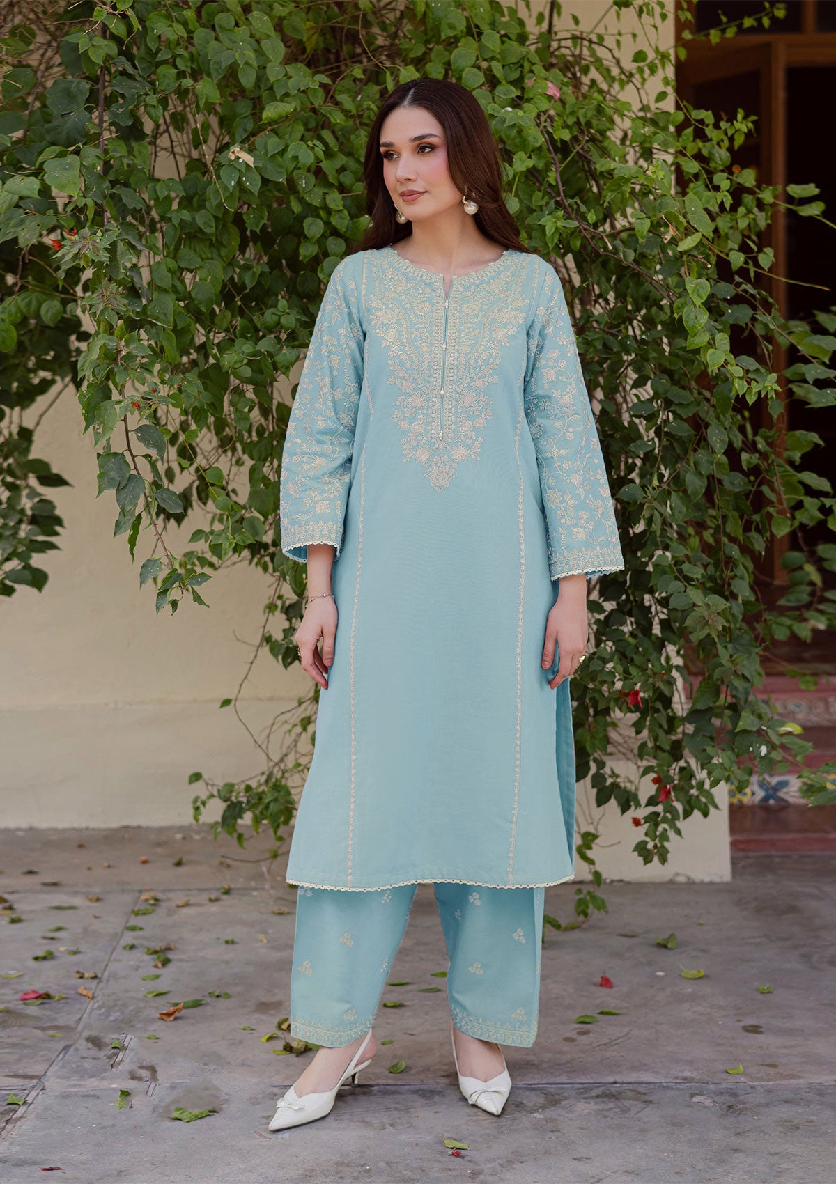 BATIK-2PC LAWN EMBROIDERED SHIRT WITH TROUSER-298
