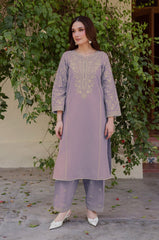 BATIK-2PC LAWN SEQUIN EMBROIDERED SHIRT WITH TROUSER-W.J-68