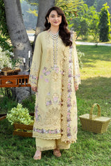 RANG RASIYA-3PC DHANAK EMBROIDERED SHIRT WITH WOOL PRINTED EMB SHAWL AND TROUSER-W.J-5098