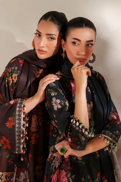 BAROQUE-3PC VISCOSE PRINTED SHIRT WITH VISCOSE PRINTED DUPATTA AND TROUSER-W.J-2047