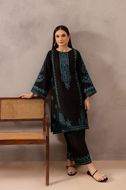 BATIK-2PC SEQUIN LAWN EMBROIDERED SHIRT WITH SEQUIN LAWN EMBROIDERED TROUSER-W.J-1597