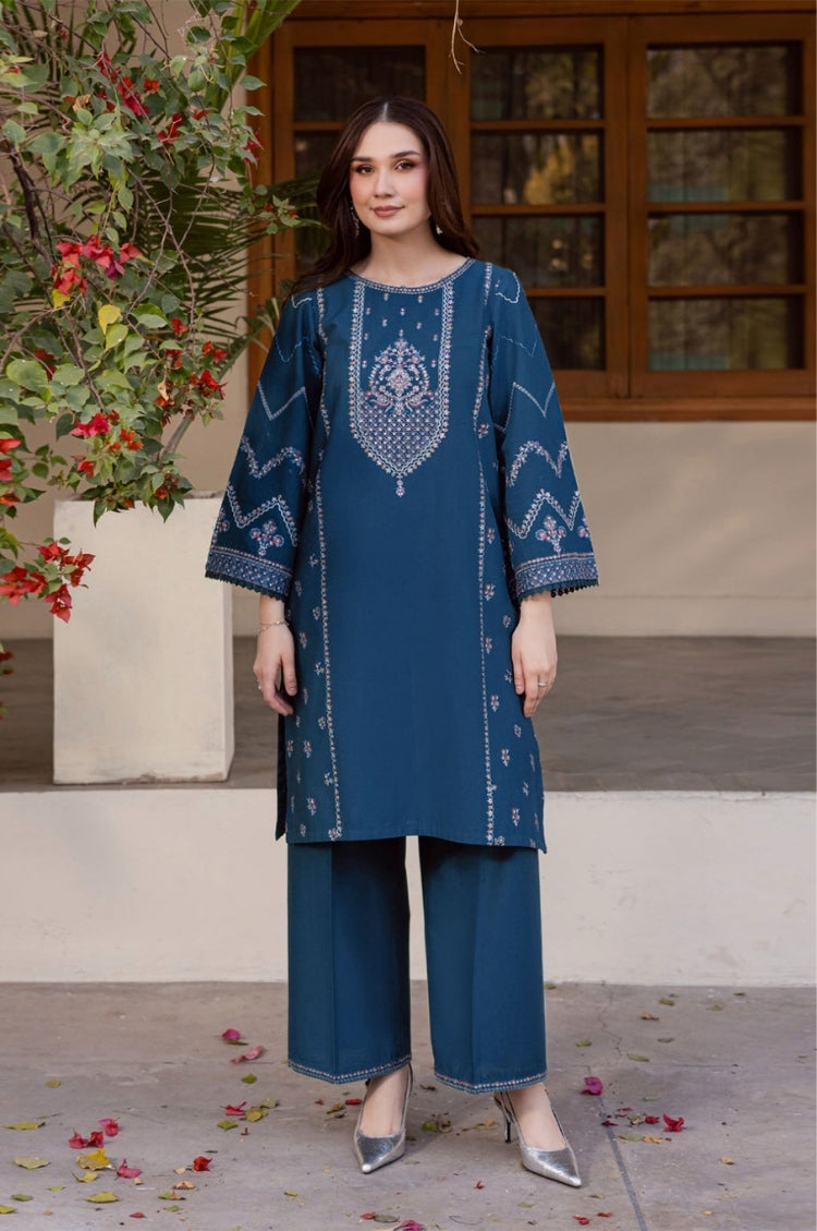 BATIK-2PC LAWN EMBROIDERED SHIRT WITH LAWN TROUSER-W.J-280