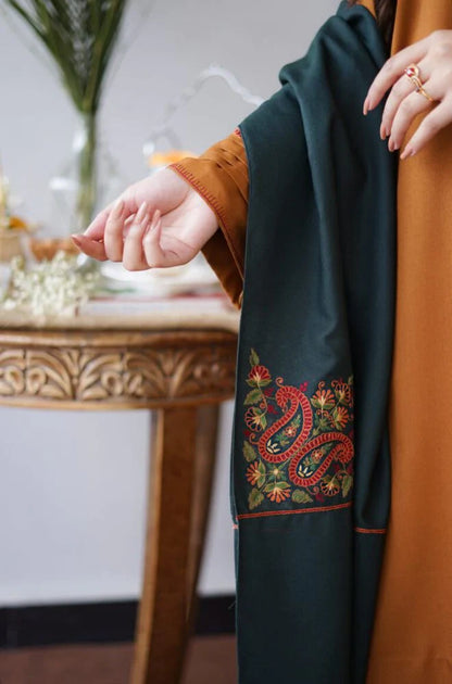 AISLING 3PC DHANAK EMBROIDERED WITH DHANAK EMBROIDERED SHAWL-W.J-1208