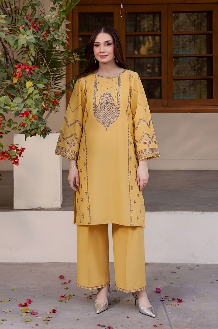 BATIK-2PC LAWN EMBROIDERED SHIRT WITH LAWN TROUSER-W.J-248