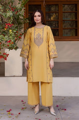 BATIK-2PC LAWN EMBROIDERED SHIRT WITH LAWN TROUSER-W.J-248