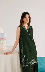 BATIK-2PC DHANAK EMBROIDERED SHIRT AND EMBROIDRED TROUSER-W.J-15065