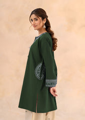 BATIK-2PIECE DHANAK EMBROIDERED SHIRT WITH DHANAK EMB TROUSER-WJ-15096