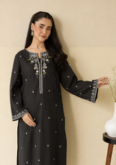 BATIK-2PIECE DHANAK EMBROIDERED SHIRT WITH DHANAK EMB TROUSER-WJ-15046