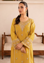 BATIK-2PIECE DHANAK EMBROIDERED SHIRT WITH DHANAK EMB TROUSER-WJ-15056
