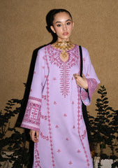 BATIK-2PIECE DHANAK EMBROIDERED SHIRT WITH DHANAK EMB TROUSER-WJ-15101