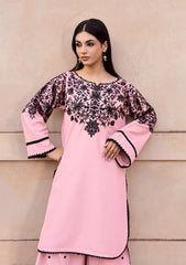 BATIK-2PIECE DHANAK EMBROIDERED SHIRT WITH DHANAK EMB TROUSER-WJ-15124