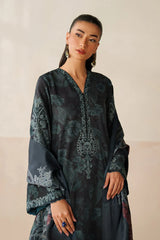 BAROQUE-3PC VISCOSE PRINTED EMB SHIRT WITH VISCOSE PRINTED DUPATTA AND TROUSER-W.J-2631