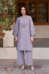 BATIK-2PC LAWN EMBROIDERED SHIRT WITH LAWN TROUSER-W.J-143