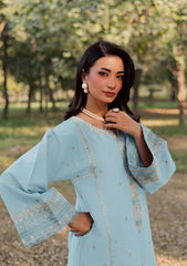 BATIK-2PC LAWN EMBROIDERED SHIRT WITH LAWN TROUSER-W.J-175