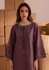 BATIK-2PC LAWN EMBROIDERED SHIRT WITH LAWN TROUSER-W.J-181