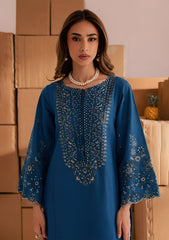 BATIK-2PC LAWN EMBROIDERED SHIRT WITH LAWN TROUSER-W.J-186