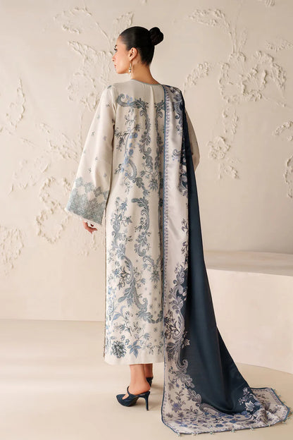 BAROQUE-3PC VISCOSE PRINTED SHIRT WITH VISCOSE PRINTED DUPATTA AND TROUSER-W.J-2054