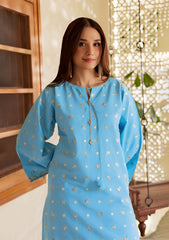 BATIK-2PC LAWN EMBROIDERED SHIRT WITH LAWN TROUSER-W.J-198