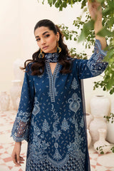 AFROZE-3PC LAWN EMBROIDERED SHIRT WITH CHIFFON EMBROIDERED DUPATTA AND TROUSER-W.J-1589