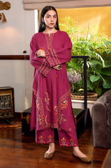 LAJWANTI-2PC LAWN EMBROIDERED SHIRT WITH TROUSER-1136