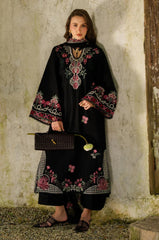 YARDS-3PC LAWN EMBROIDERED SHIRT WITH KHADDI NET EMBROIDERED DUPATTA AND TROUSER-W.J-4852