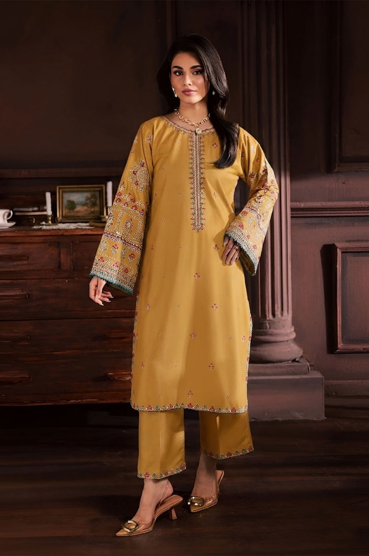 BATIK-2PC LAWN EMBROIDERED SHIRT WITH LAWN TROUSER-W.J-158