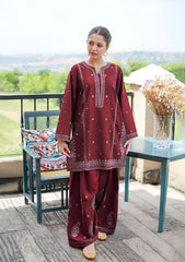 URGE-2PC LAWN EMBROIDERED SHIRT WITH LAWN TROUSER-W.J-269