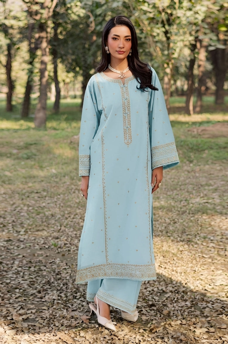 BATIK-2PC LAWN EMBROIDERED SHIRT WITH LAWN TROUSER-W.J-175