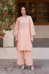BATIK-2PC LAWN EMBROIDERED SHIRT WITH LAWN TROUSER-W.J-140
