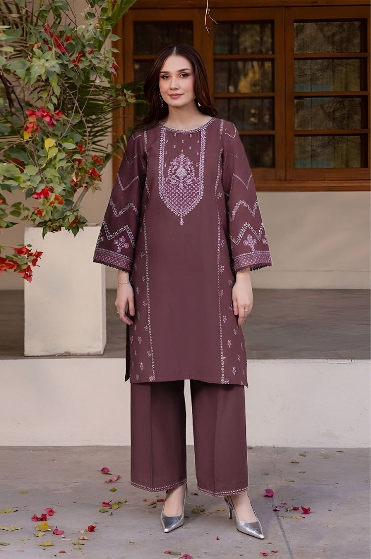 BATIK-2PC LAWN EMBROIDERED SHIRT WITH LAWN TROUSER-W.J-139