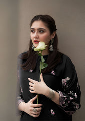 BATIK-2PIECE DHANAK EMBROIDERED SHIRT WITH DHANAK EMB TROUSER-WJ-15122