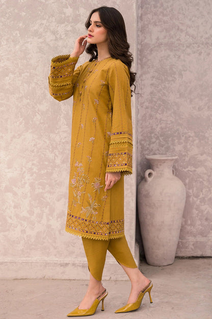 JAZMIN-3PC-LAWN EMBROIDERED SHIRT WITH MANNAR PRINT DUPATTA AND TROUSER-W.J-1544