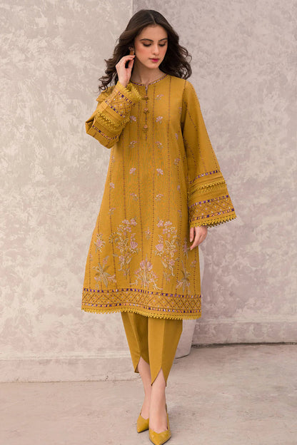 JAZMIN-3PC-LAWN EMBROIDERED SHIRT WITH MANNAR PRINT DUPATTA AND TROUSER-W.J-1544