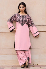 BATIK-2PIECE DHANAK EMBROIDERED SHIRT WITH DHANAK EMB TROUSER-WJ-15124