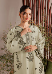 GARNET-2PC LAWN EMBROIDERED SHIRT WITH LAWN TROUSER-W.J-255