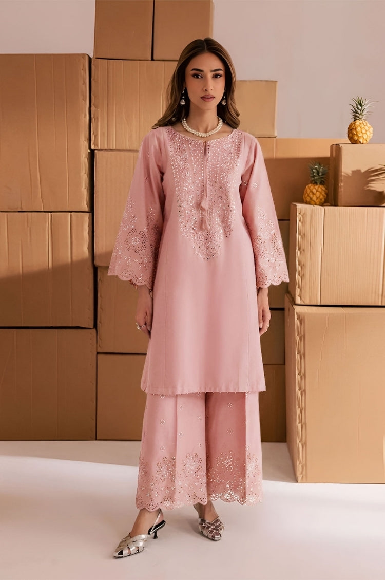 BATIK-2PC LAWN EMBROIDERED SHIRT WITH LAWN TROUSER-W.J-180