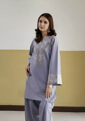 GARNET-2PC LAWN EMBROIDERED SHIRT WITH LAWN TROUSER-W.J-251