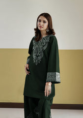 GARNET-2PC LAWN EMBROIDERED SHIRT WITH LAWN TROUSER-W.J-253