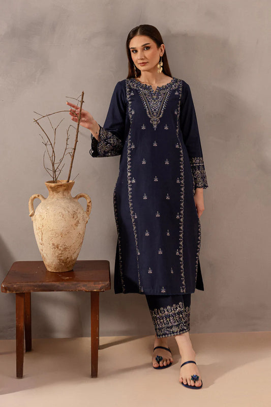 BATIK-2PC SEQUIN LAWN EMBROIDERED SHIRT WITH SEQUIN LAWN EMBROIDERED TROUSER-W.J-1650