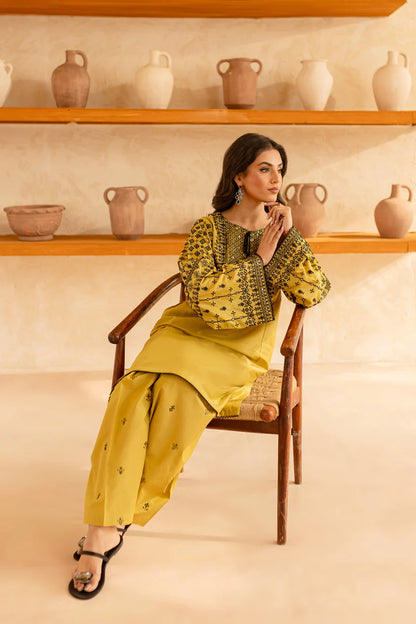 BATIK-2PC SEQUIN LAWN EMBROIDERED SHIRT WITH SEQUIN LAWN EMBROIDERED TROUSER-W.J-1638