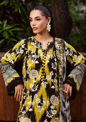 NUREH-3PC KHADDAR PRINTED SHIRT WITH KHADDAR PRINTED DUPATTA AND PRINTED TROUSER-W.J-2654