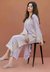 LAJWANTI-2PC LAWN EMBROIDERED SHIRT WITH LAWN TROUSER-W.J-286