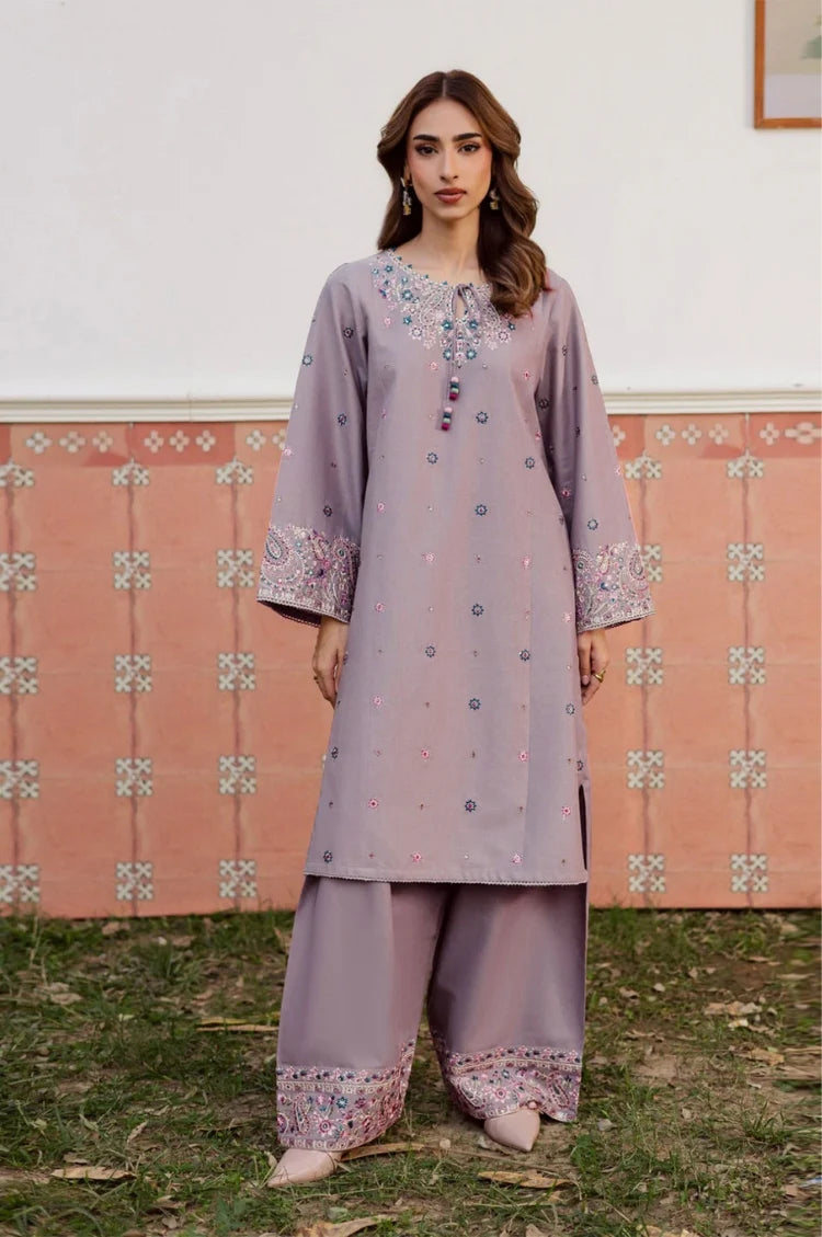 BATIK-2PC LAWN EMBROIDERED SHIRT WITH LAWN TROUSER-W.J-117