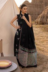 RANG RASIYA-3PC LAWN EMBROIDERED SHIRT WITH KHADDI NET EMBROIDERED DUPATTA AND TROUSER-W.J-4661
