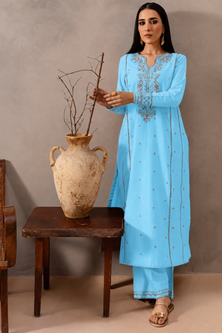 BATIK-2PC LAWN EMBROIDERED SHIRT WITH TROUSER-W.J_1057