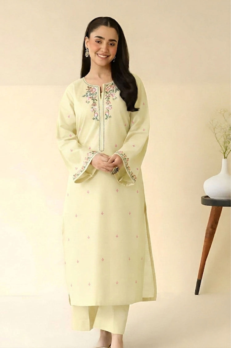 BATIK-2PC LAWN EMBROIDERED SHIRT WITH EMBROIDRED LAWN TROUSER-W.J-290