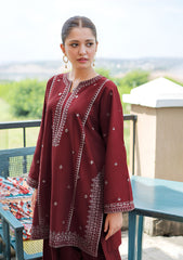 URGE-2PC LAWN EMBROIDERED SHIRT WITH LAWN TROUSER-W.J-269
